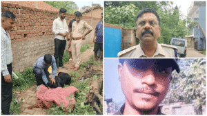 जमशेदपुर के उलीडीह क्षेत्र में विकास सिंह हत्याकांड की जांच करती पुलिस