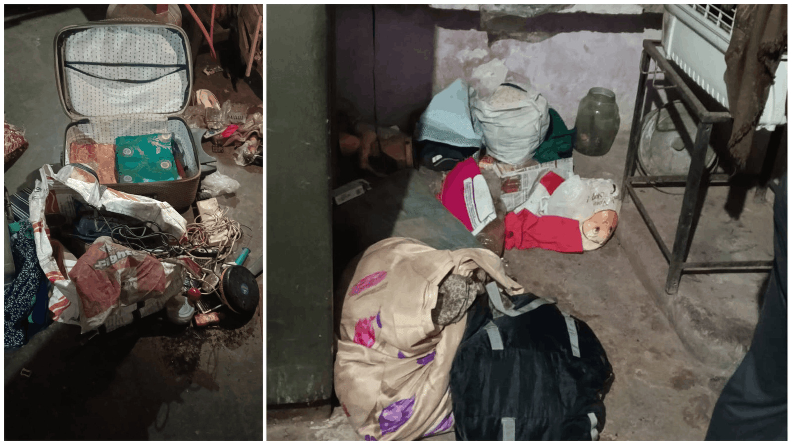 जमशेदपुर के बागबेड़ा कॉलोनी में चोरी की घटना के बाद जांच करने पहुंची बागबेड़ा थाना पुलिस।