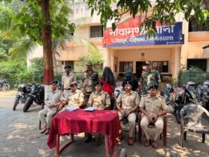 पश्चिमी सिंहभूम पुलिस द्वारा बरामद की गई 20 चोरी की मोटरसाइकिलें