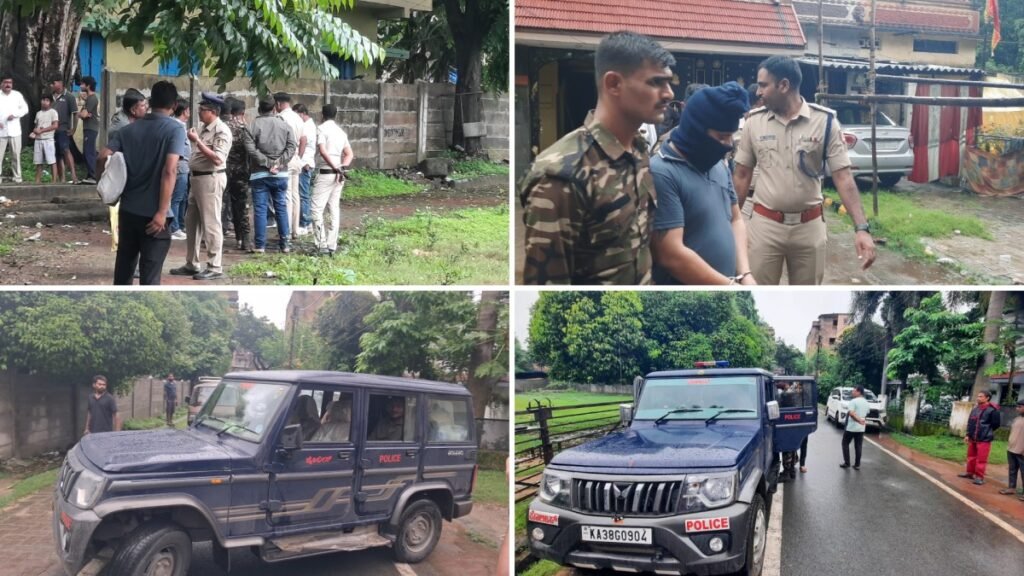 बीदर ATM कैश वैन लूट और हत्या मामले में सोनारी पहुंचे कर्नाटक पुलिस के अधिकारी