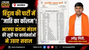 भाजपा कदमा मंडल की सूची में जाति के उल्लेख को लेकर विवाद
