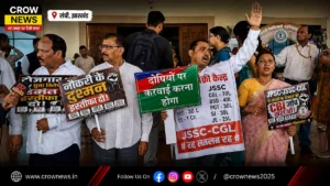 JPSC-JSSC परीक्षा अनियमितताओं को लेकर विधानसभा परिसर में प्रदर्शन करते NDA विधायक