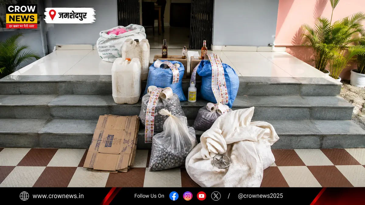 MGM थाना क्षेत्र में नकली विदेशी शराब मामले का खुलासा करती उत्पाद विभाग की टीम